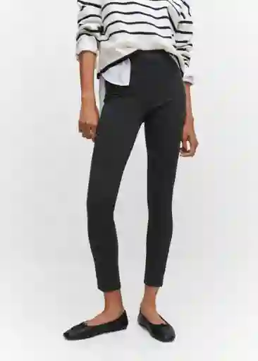 Leggings Bon Antracita Talla S Mujer Mango