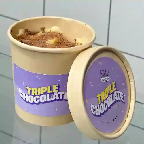 Cake jar triple chocolate