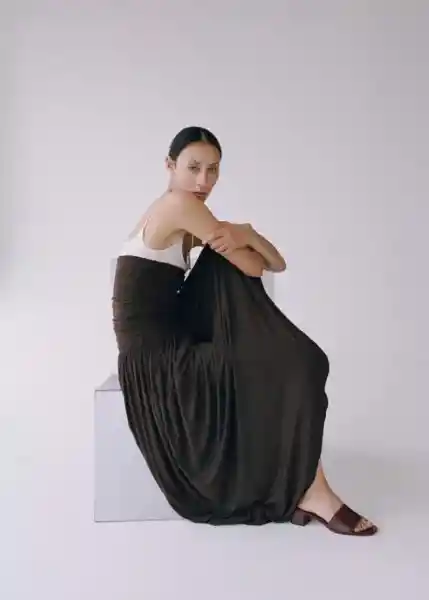 Sandalias Maria Burdeos Talla 38 Mujer Mango