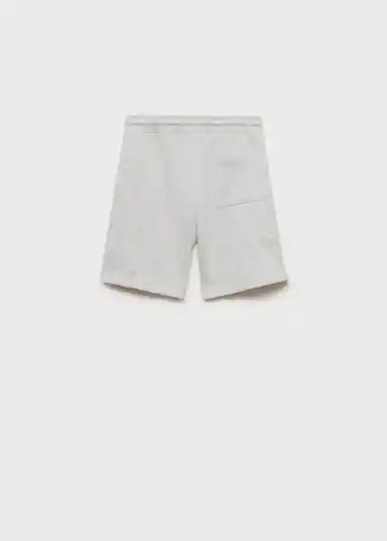 Bermuda Francia8 Gris Medio Vigoré Talla 08 Niños Mango