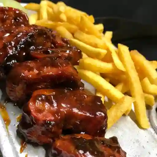 Asado Media Costillas a la BBQ