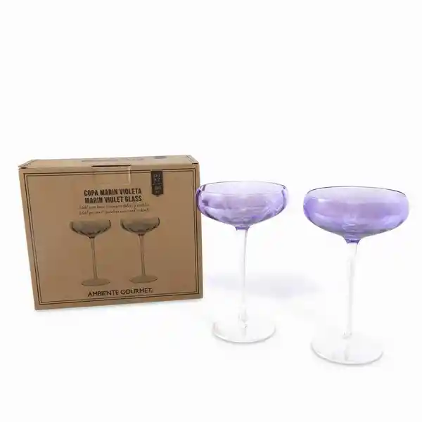 Set Copa Marin Violeta Ambiente Gourmet