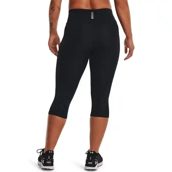 Under Armour Capri Fly Fast 3.0 Speed Mujer Negro Talla XS