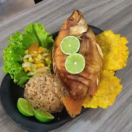 Menú con mojarra