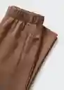 Pantalón Neo Marron Talla M Mujer Mango