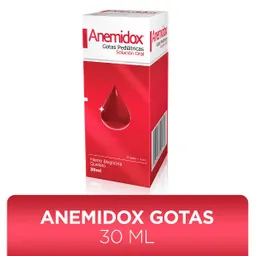 Anemidox Oral Hierro Bisglicina Quelato 30 mL