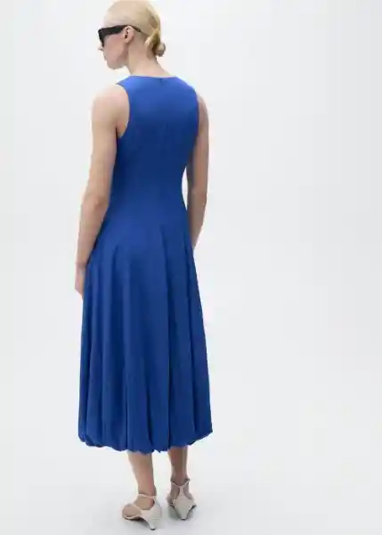 Vestido Pumpkin Azul Talla XS Mujer Mango