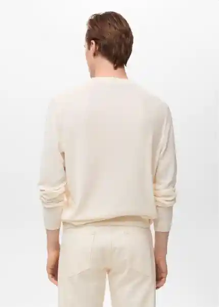 Jersey Avena Marfil Talla M Hombre Mango