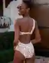 Vestido de Baño Una Pieza Beige Talla: Medium American Eagle