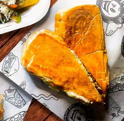 Sándwich de jamón y queso
