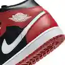Nike Tenis Air Jordan 1 Mid Lifestyle de Hombre Negro Talla 10