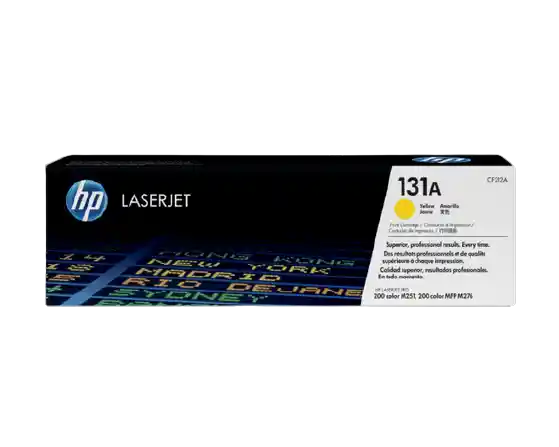Hp Tóner Para Impresora Laserjet Original Amarillo 131A