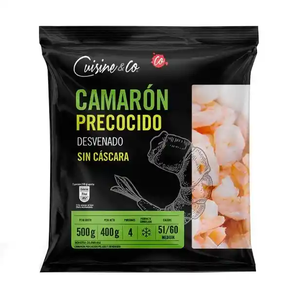 Cuisine & Co Camaron Precocido 51/60