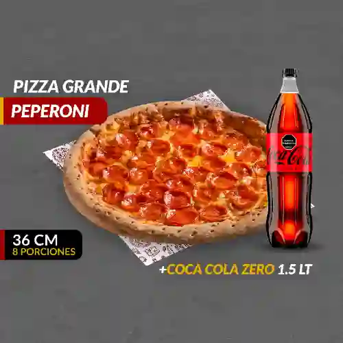 Pizza Pepperoni (g) +gaseosa 15l