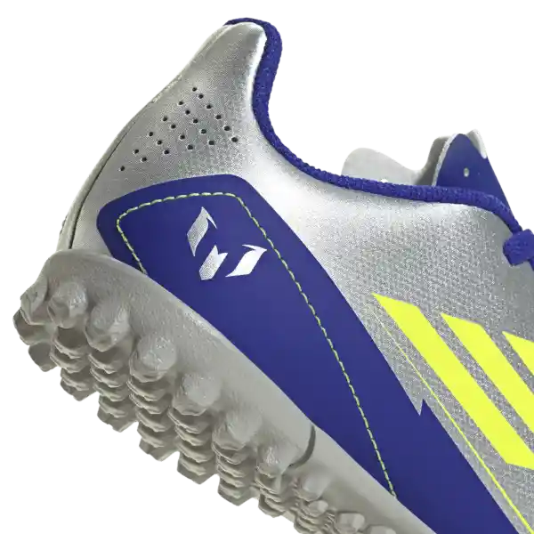 Adidas Guayos F50 Club Tf J Messi Fútbol Unisex Gris Talla 4