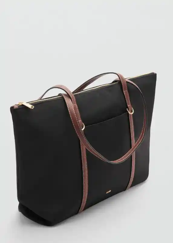 Bolso G Cobalt Negro Talla 99 Mujer Mango