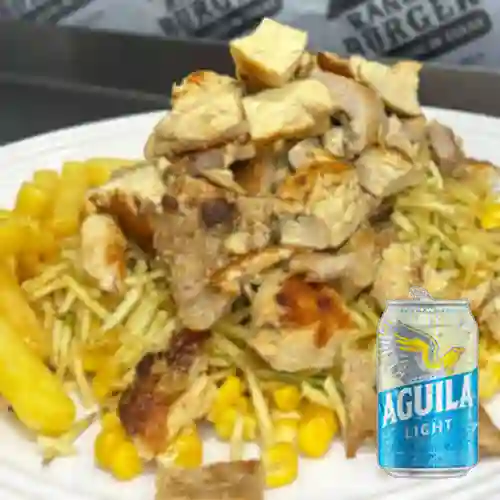 Combo Mazorca Rancho + Cerveza Aguila Light Lta 330ml