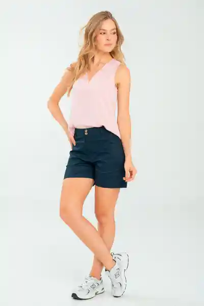 Short Khenny Color Azul Oscuro Talla 10 Ragged