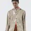 Inkanta Chaqueta Holográfica Beige Talla XS/S