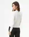 Suéter Shine Femenino Crudo Porcelana Claro Talla S Chevignon