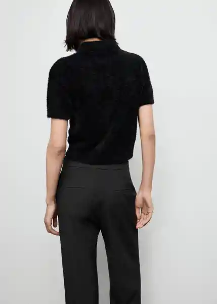 Saco Jersey Pelipol Negro Talla S Mujer Mango