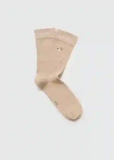 Calcetines Erizo Beige Talla 42 Hombre Mango