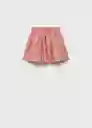 Falda Cupcake Rosa Talla 14 Niñas Mango