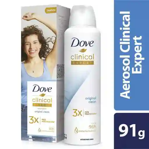Dove Desodorante Clinical Expert Original Clean