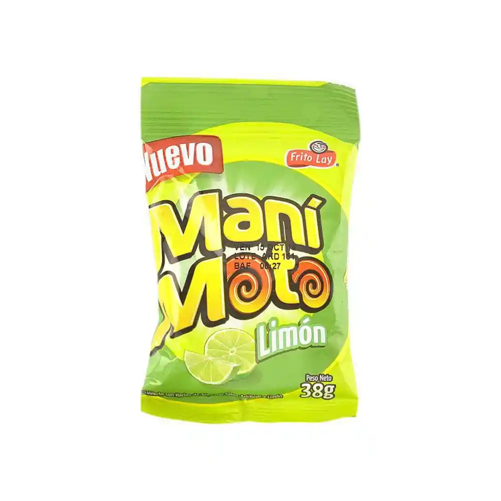 Mani Moto Snack Sabor Limón