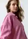 Camisa Mujer Rosa Rabano L 012G312 Naf Naf