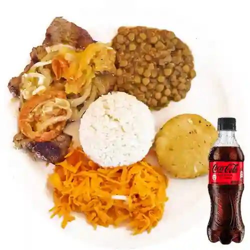 Combo Carne en Bistec + Coca Cola Sin Azúcar 400 ml