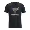 Under Armour Camiseta Ua Pjt Rock Brahma Bull Ss Negro Talla SM