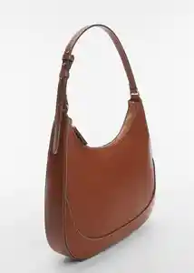 Bolso G Laguna Cuero Mujer Mango