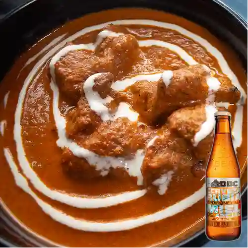 Combo Butter Chicken + BBC Cajicá Miel 330 ml