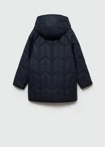 Abrigo Anorak Bea Navy Talla 07 Niñas Mango