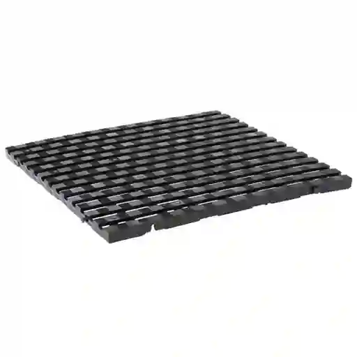 Estra Cubrepiso Antideslizante Negro 80 x 80 cm