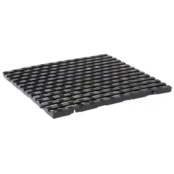 Estra Cubrepiso Antideslizante Negro 80 x 80 cm