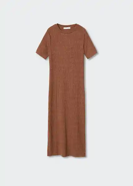 Vestido Margaux-A Marrón Talla M Mujer Mango