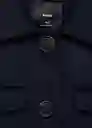 Chaqueta Anna2 Marino Talla XL Mujer Mango