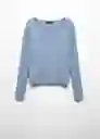 Jersey Bateman Azul Talla S Mujer Mango