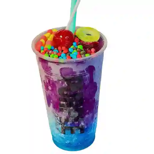 Granizado con licor y dulces 16 onzas