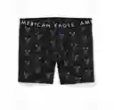 Bóxer Negro Talla Large Hombre American Eagle