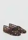 Zapatos Balta Marrón Talla 37 Mujer Mango
