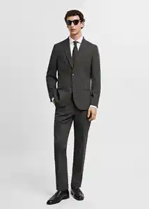 Pantalón Milan Verde Talla 36 Hombre Mango
