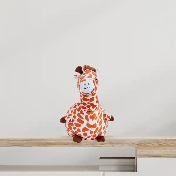 Peluche Redondo Jirafa Marrón Miniso