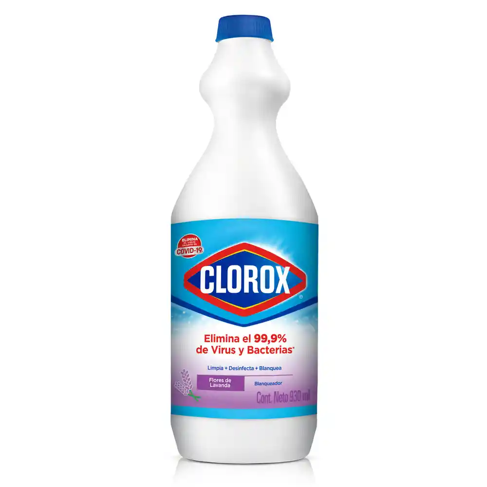 Blanqueador Clorox Flores de Lavanda Botella 930 ml