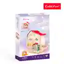 Cubic Fun Rompecabezas Casa de Vacaciones 3D Con Luz Led