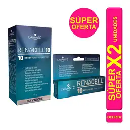 Renacell 10 Beneficios Crema Día y Noche con Crema Contorno Ojos