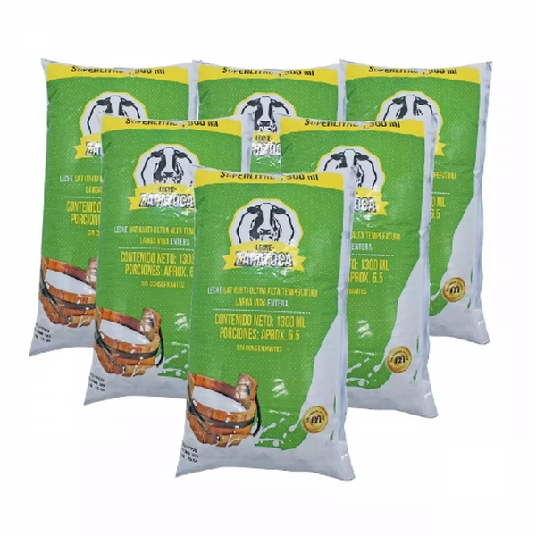 Zapatoca Leche Entera 6 x 1300 ml