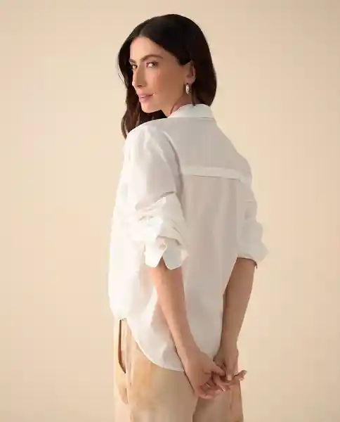 Camisa Blanco 0 Claro Talla S 411G019 Esprit